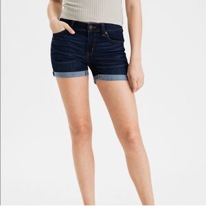American Eagle NWOT Power Fit Midi Denim Shorts